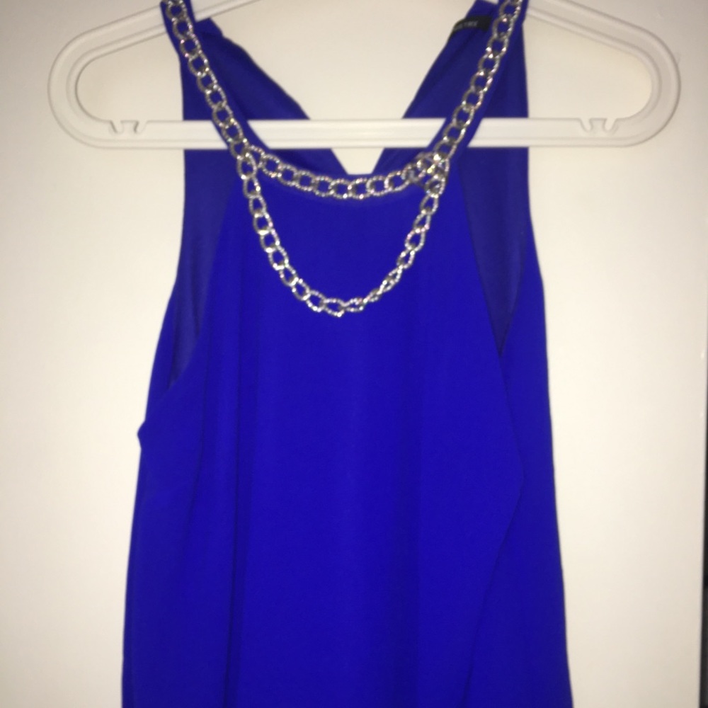 Royal blue top